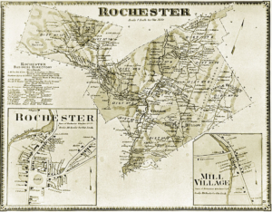 rochester map large Rochester Vermont